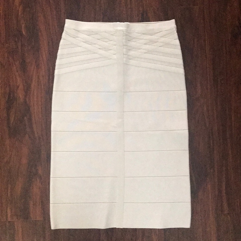 Bebe bandage pencil skirt